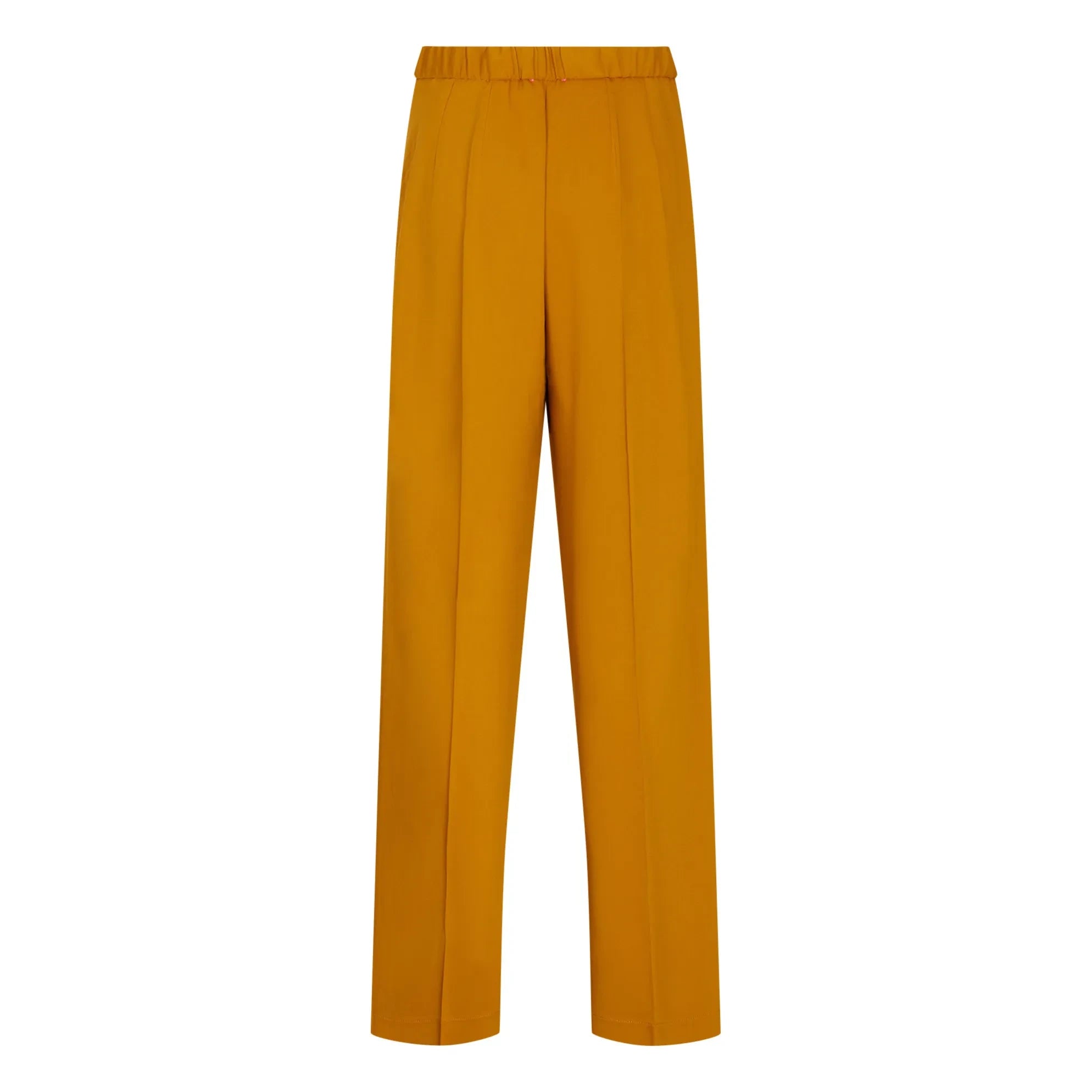 Forte Forte - Pantalones de talle alto | Marrón dorado