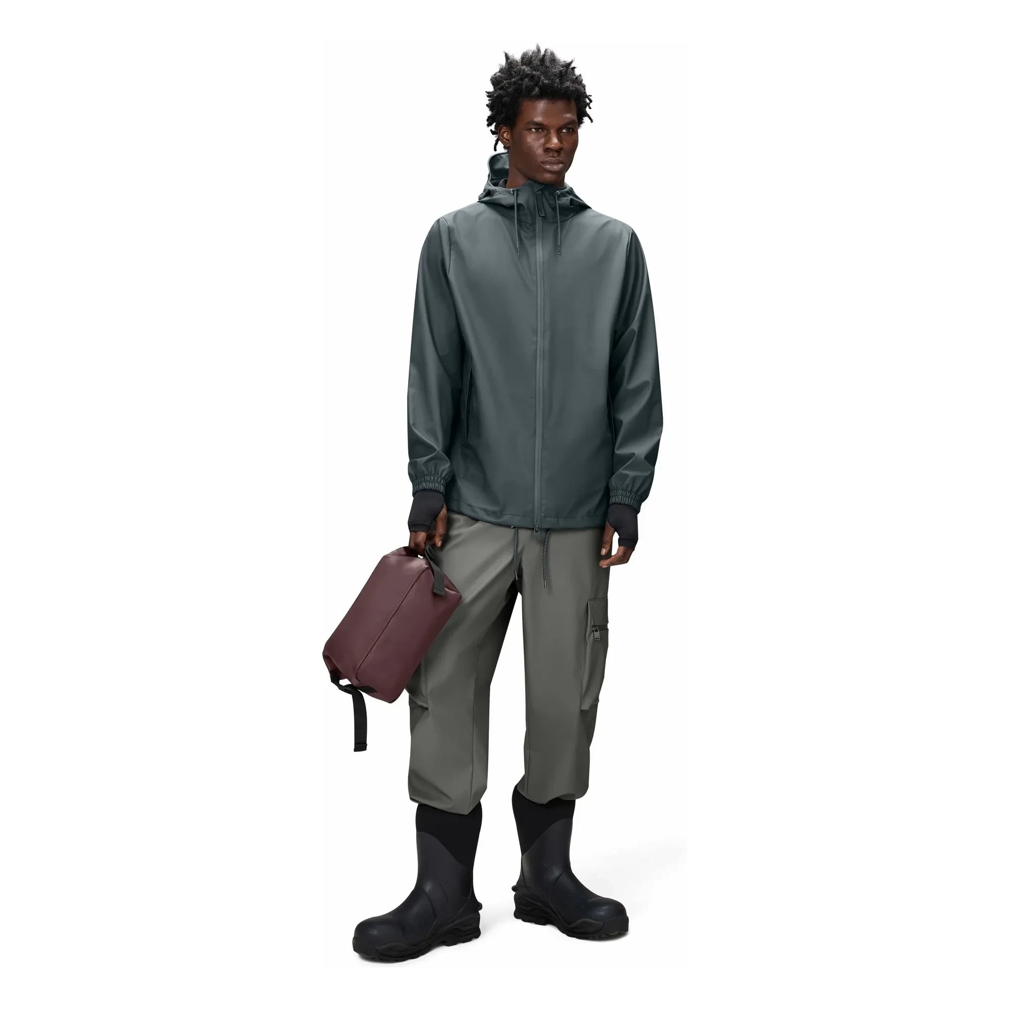 Chaqueta impermeable Rains - Storm Breaker W3 | Azul Laguna