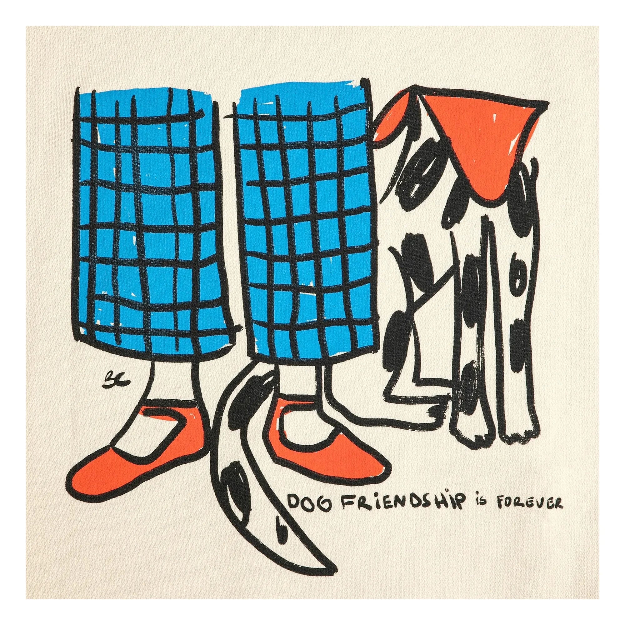 Bobo Choses - Sudadera de algodón orgánico Dog Friends | Crudo