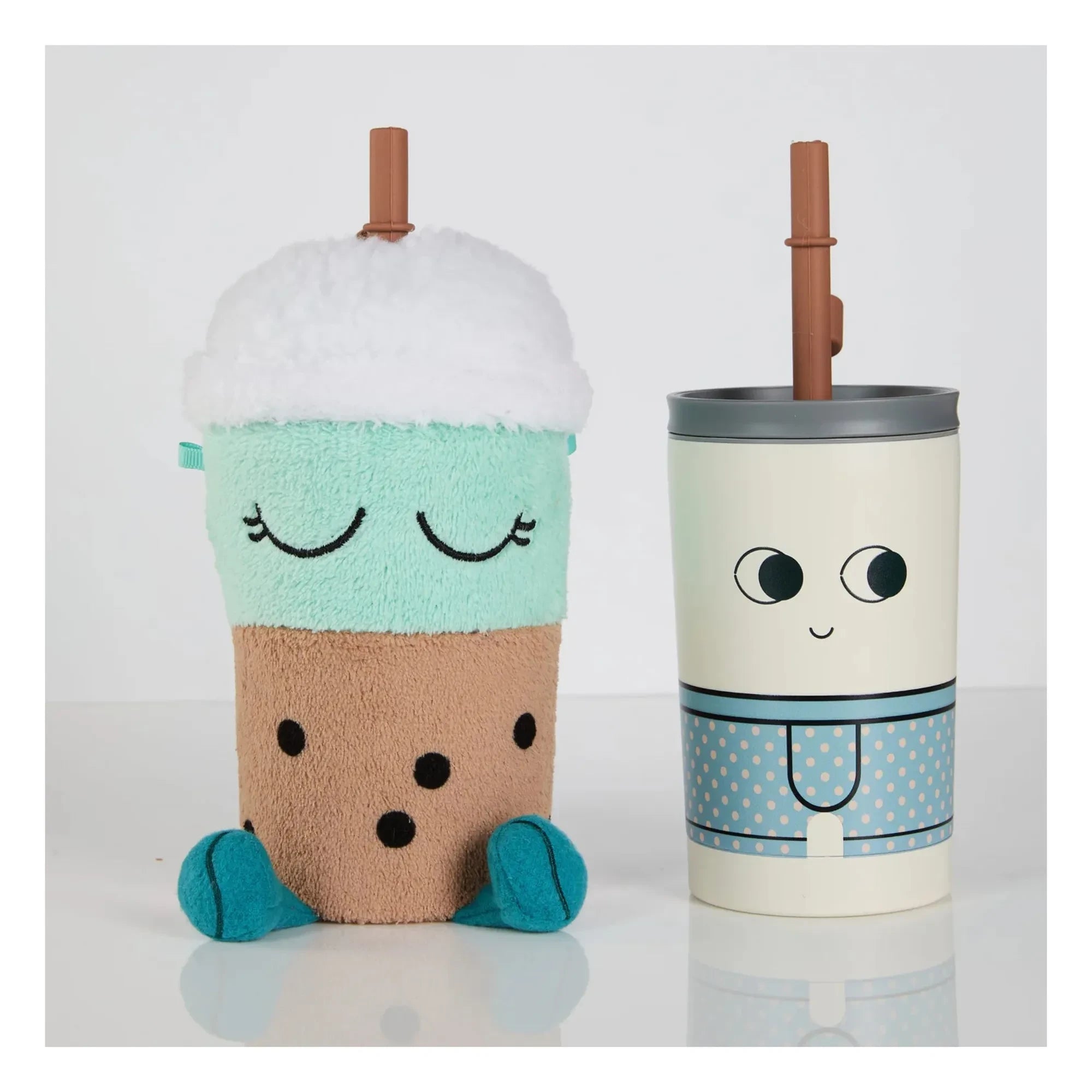 Asobu - Vaso Térmico con Funda Extraíble Tipo Gorro | Azul