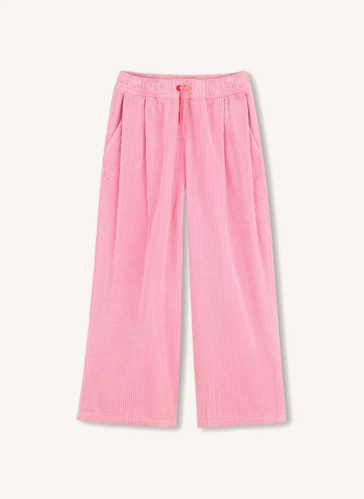 Kenzo - Pantalón elástico de terciopelo | Rosa chicle