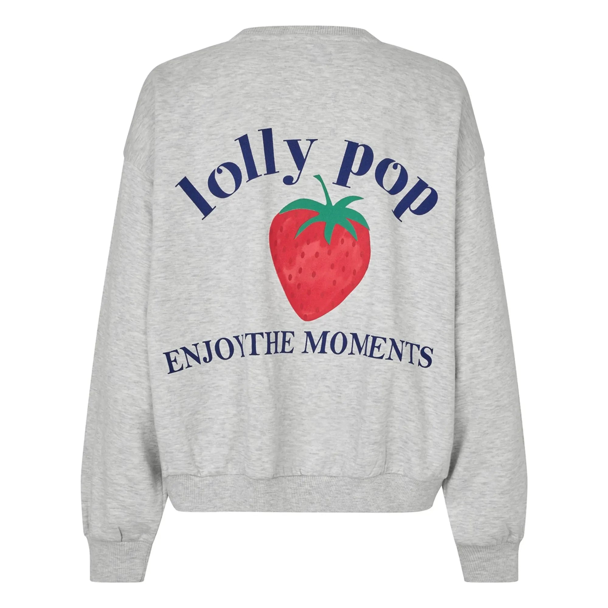 Lollys Laundry - Sudadera Sydney Fresa de Algodón | Gris