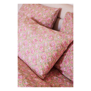 Louise Misha - Funda de almohada Valerie de algodón orgánico | Amarillo
