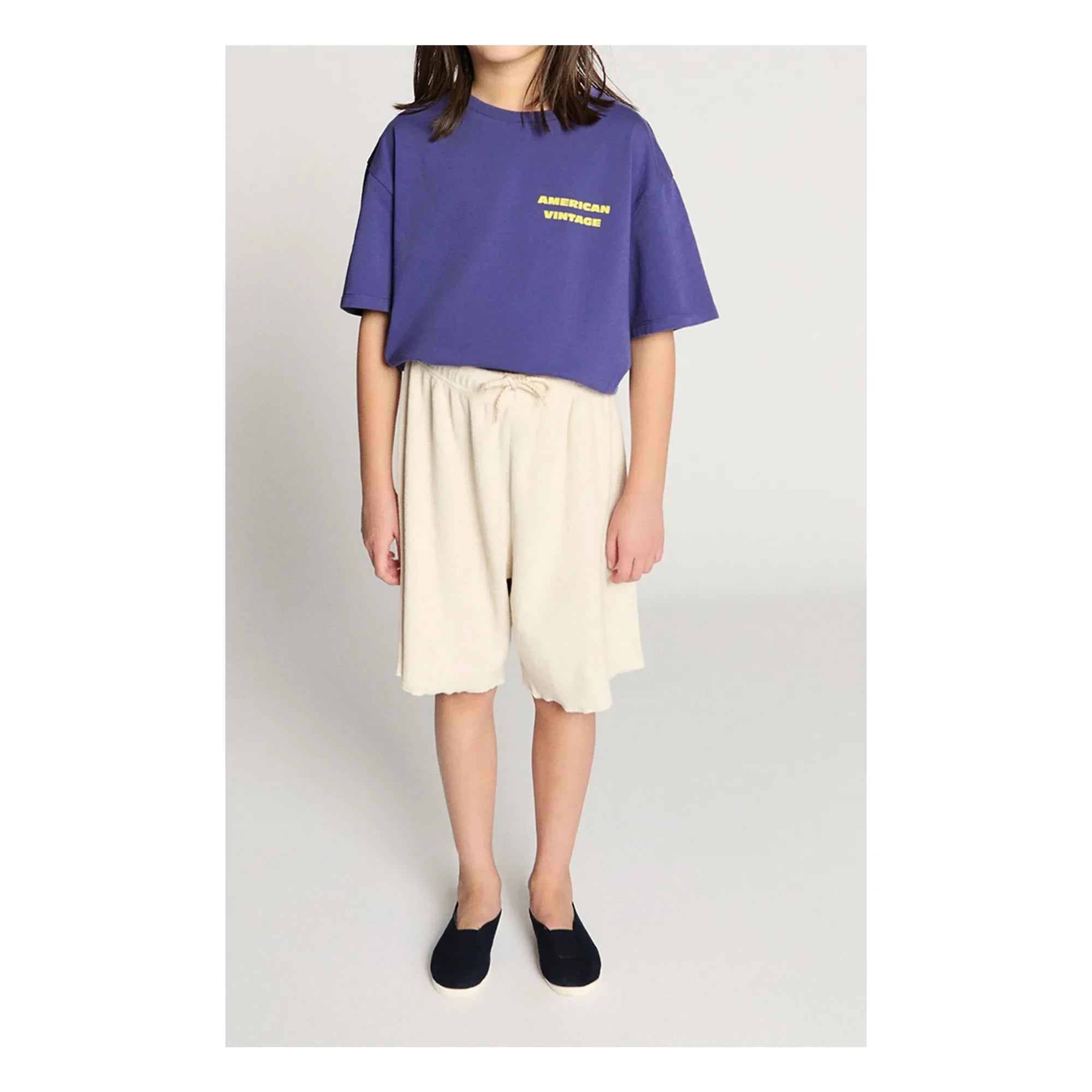 American Vintage - Fuxow Shorts Jogger de Algodón Orgánico | Crudo