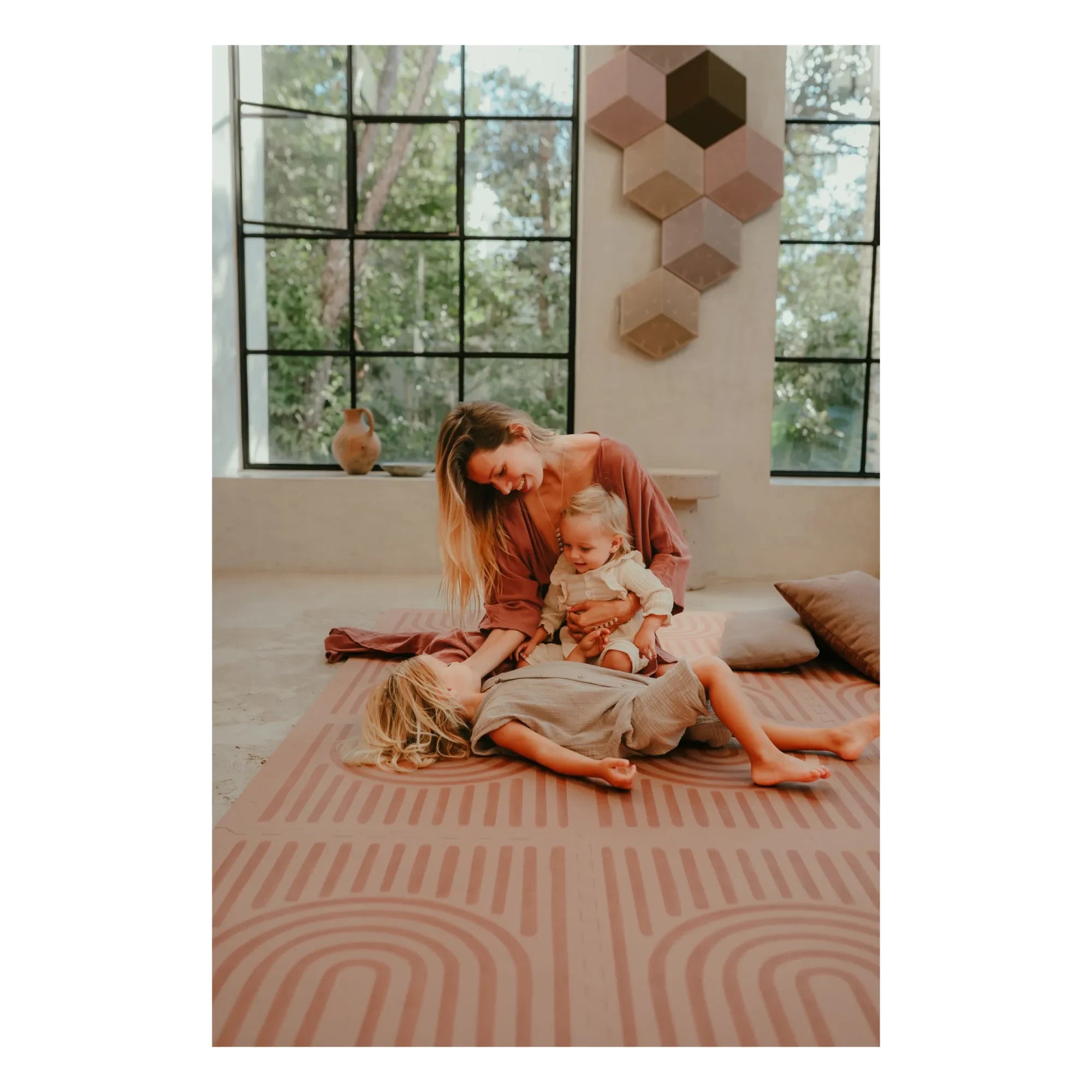 Toddlekind - Alfombra de juegos modular lineal | Camel