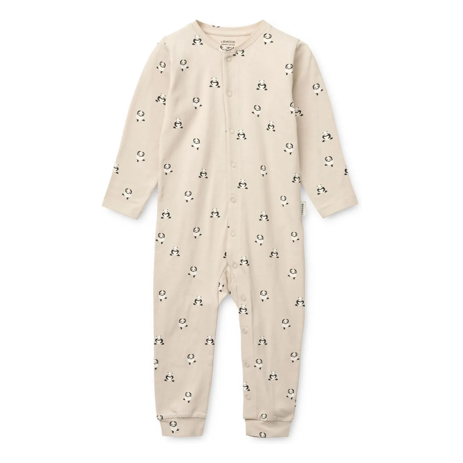 Liewood - Pijama Birk Pandas Algodón Orgánico | Beige