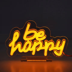 Legami - Mini Neon-Effect LED Sign - Es una señal mini - Sé feliz