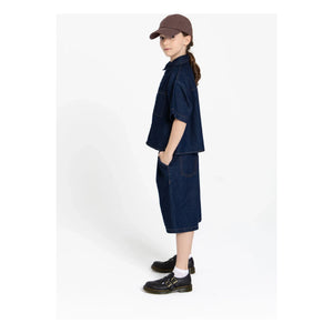 Finger in the nose - Pantalón corto Bermuda Denim Tate | Azul oscuro