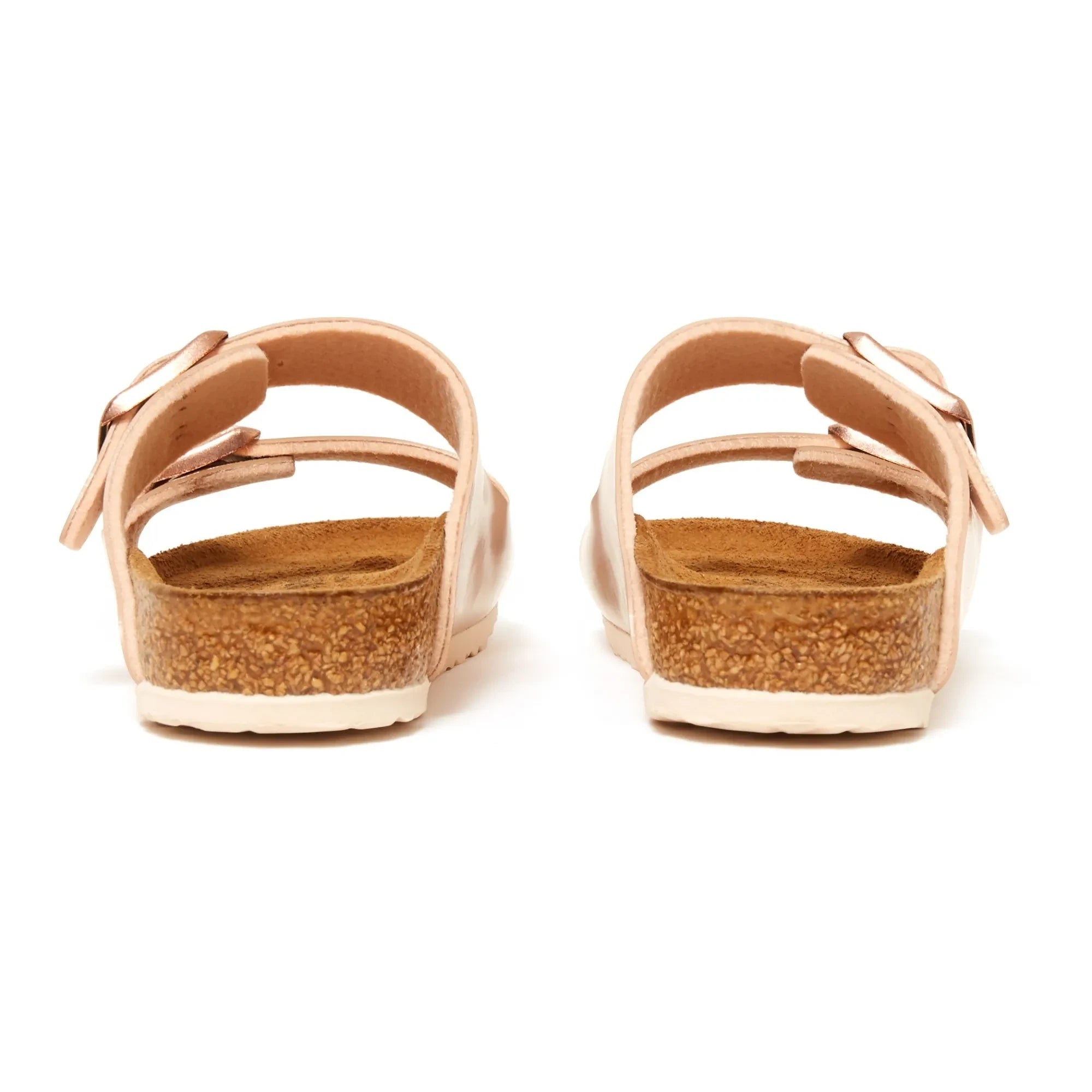 BIRKENSTOCK - Sandalias Arizona de nobuk | Oro rosa