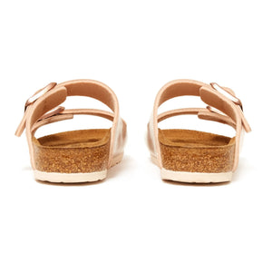BIRKENSTOCK - Sandalias Arizona de nobuk | Oro rosa
