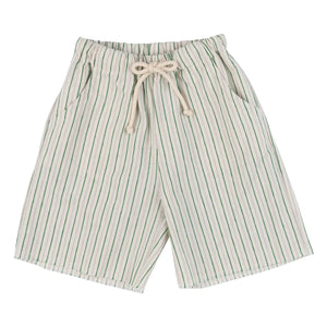 Babe & Tess - Pantalón corto Bermuda a rayas Sebi | Verde