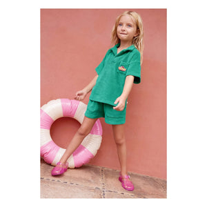 Bonton - Shorts de toalla Nono | Verde esmeralda