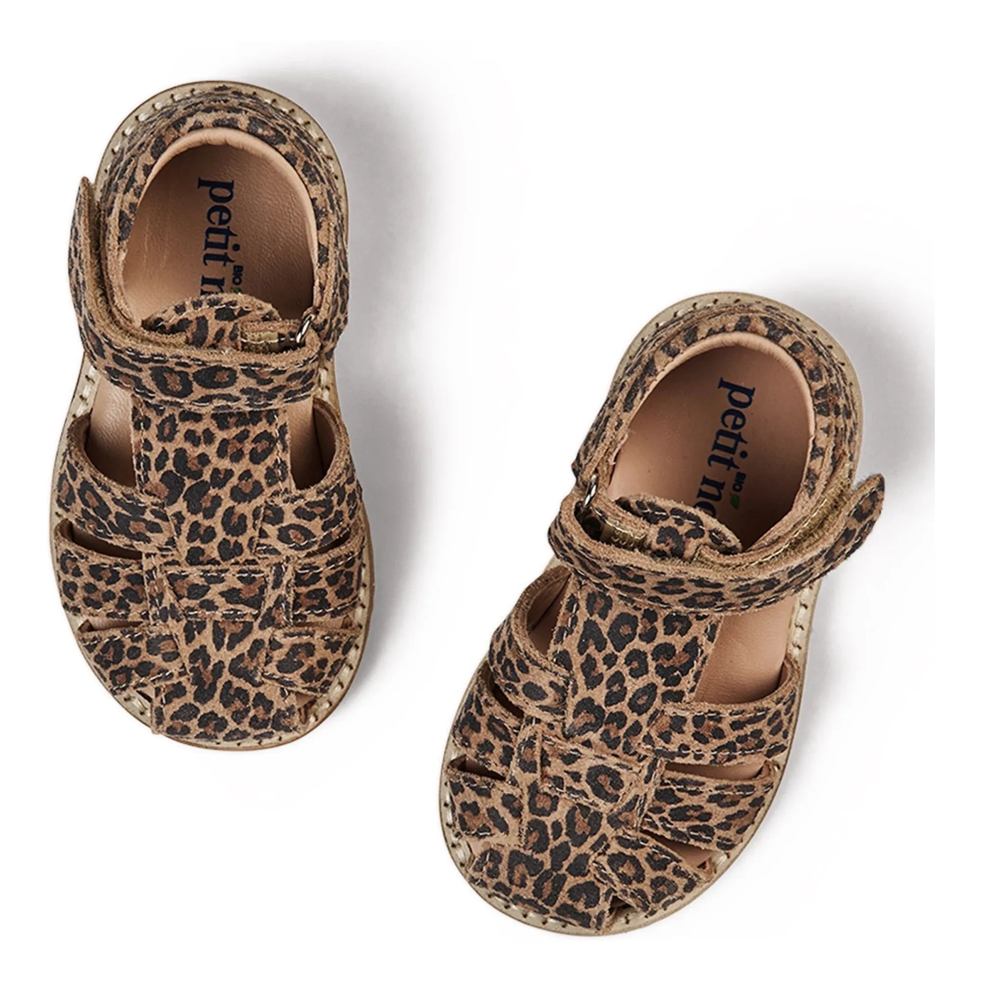 Petit Nord - Sandalias de Leopardo Clásicas | Marrón