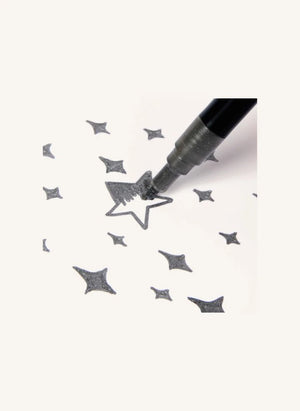 Omy - Marcadores de fieltro con brillo