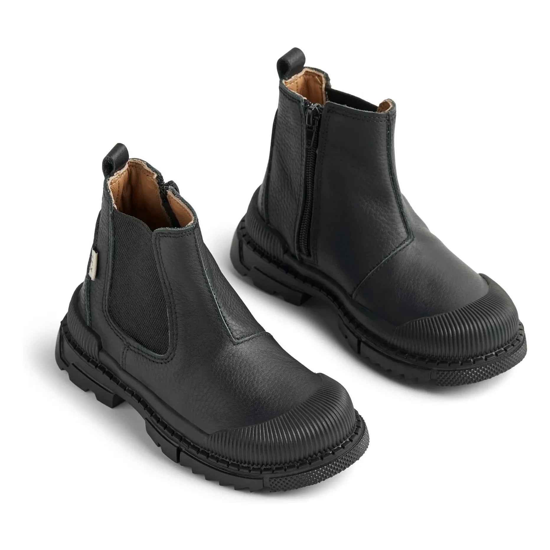 Trigo - Botas de piel Saida Tex | Negro