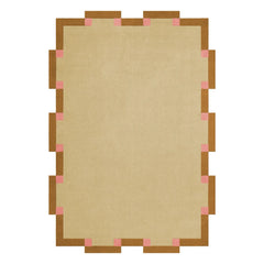 En capas - Alfombra de lana Fregio, Tekla Evelina Severin | Beige