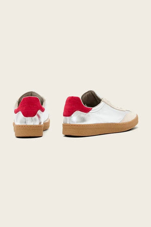 Zapatillas AllSaints Thelma de piel metalizada