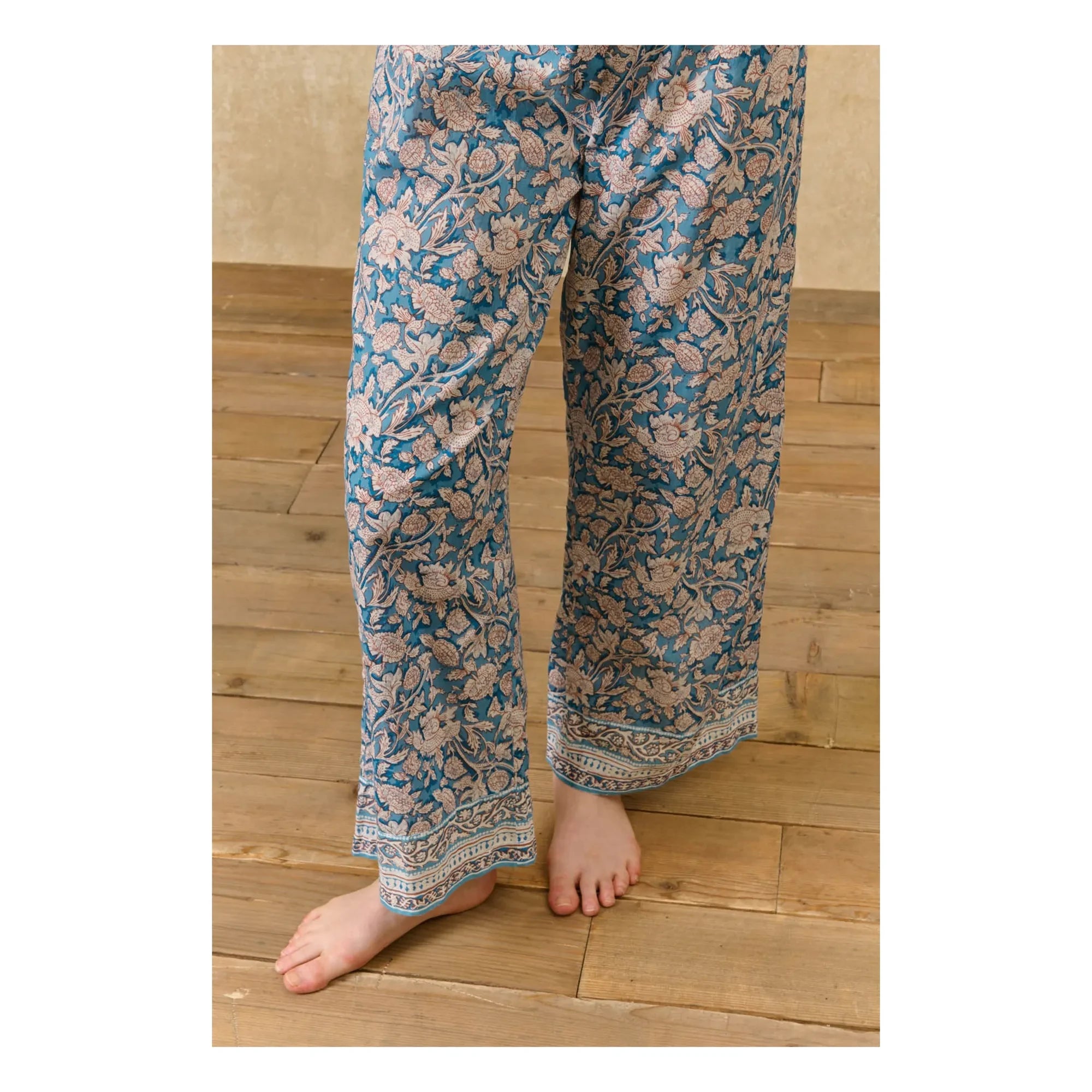 Louise Misha - Pijama Louka de algodón orgánico | Azul