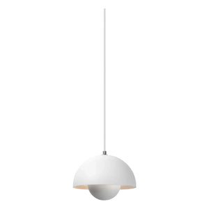 & Tradition - Lámpara colgante Flowerpot VP1, Verner Panton | Blanca