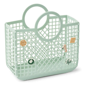 Liewood - Cesto Colgante de Fibra Reciclada Samantha | Verde Menta