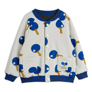 Mini Rodini - Chaleco Ping Pong reversible de algodón orgánico | Gris