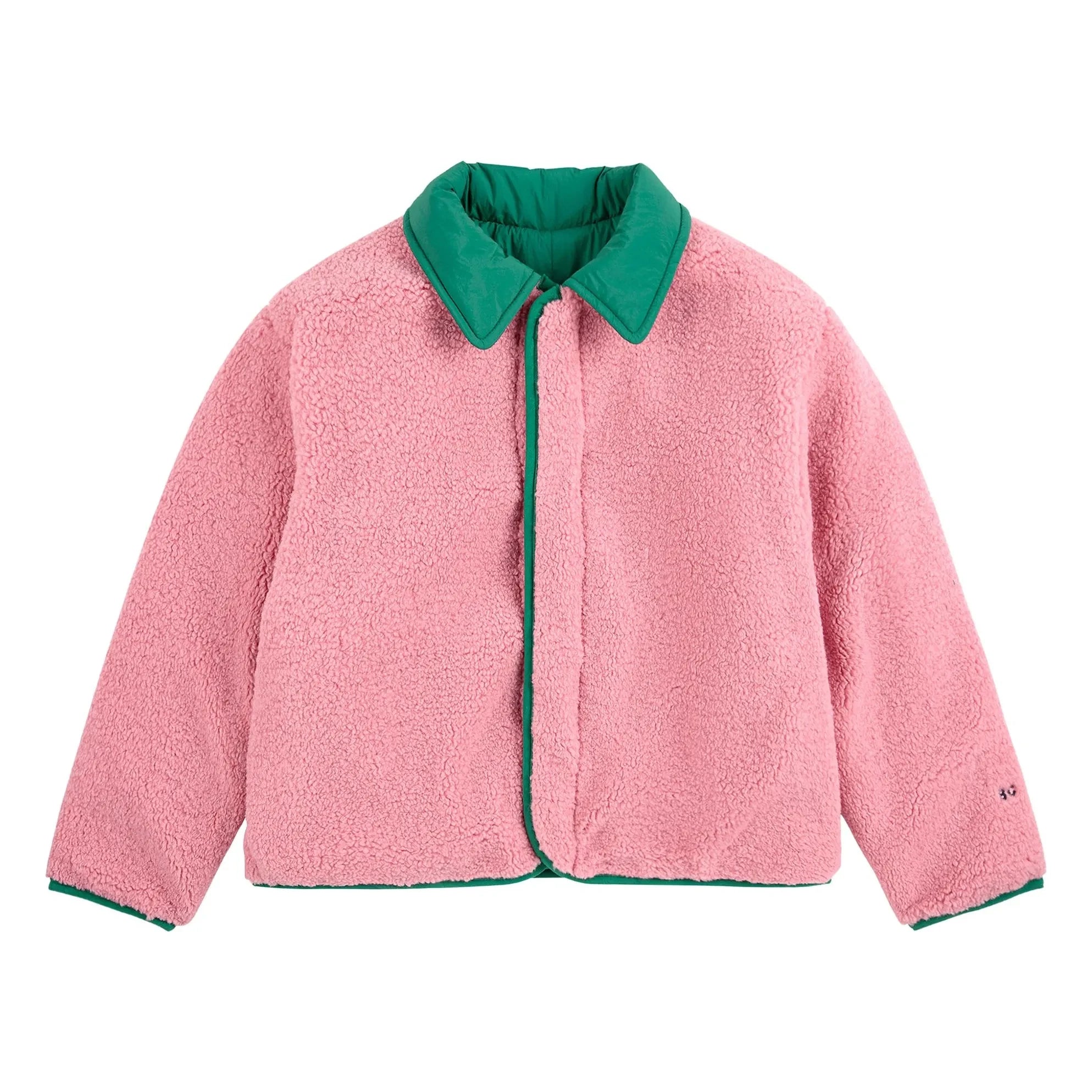 Bobo Choses - Chaqueta de fibra reciclada impermeable de doble cara | Verde
