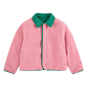 Bobo Choses - Chaqueta de fibra reciclada impermeable de doble cara | Verde