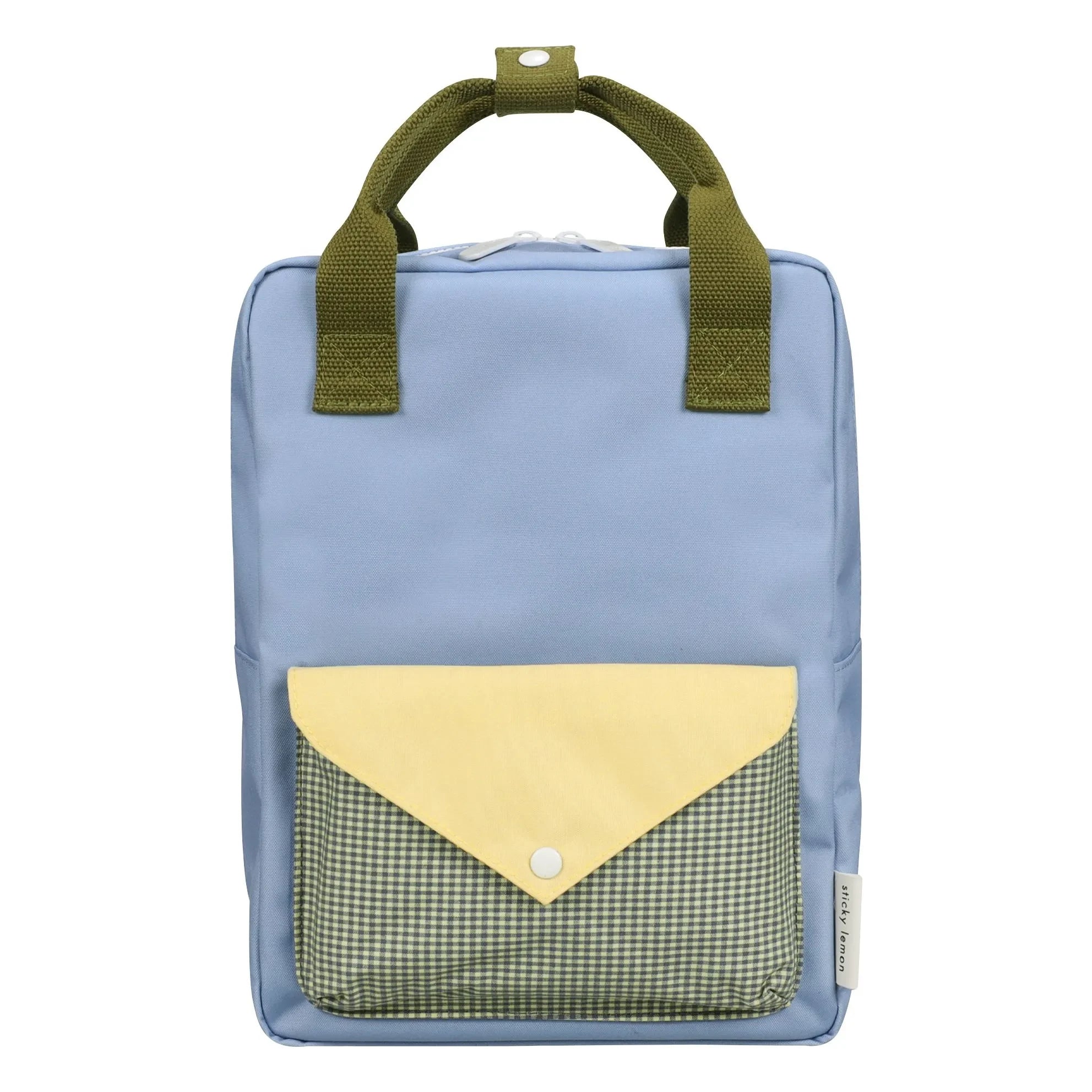 Sticky Lemon - Mochila tipo sobre mediana | Azul claro