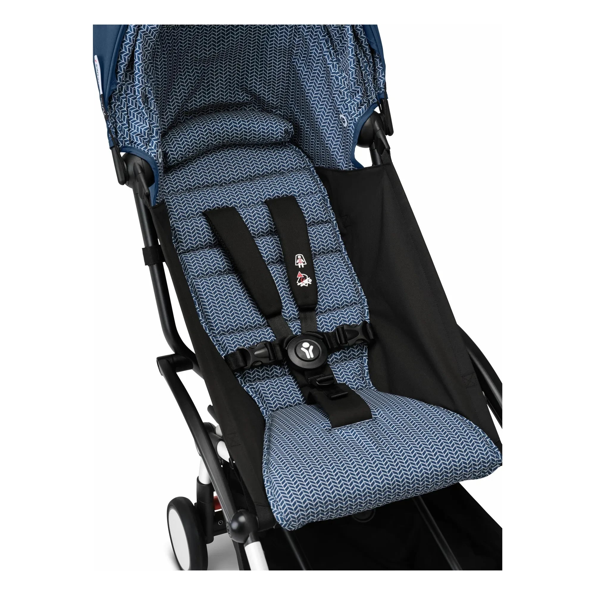 Stokke® - Cochecito YOYO³ 6+ Chasis blanco | Azul Air France