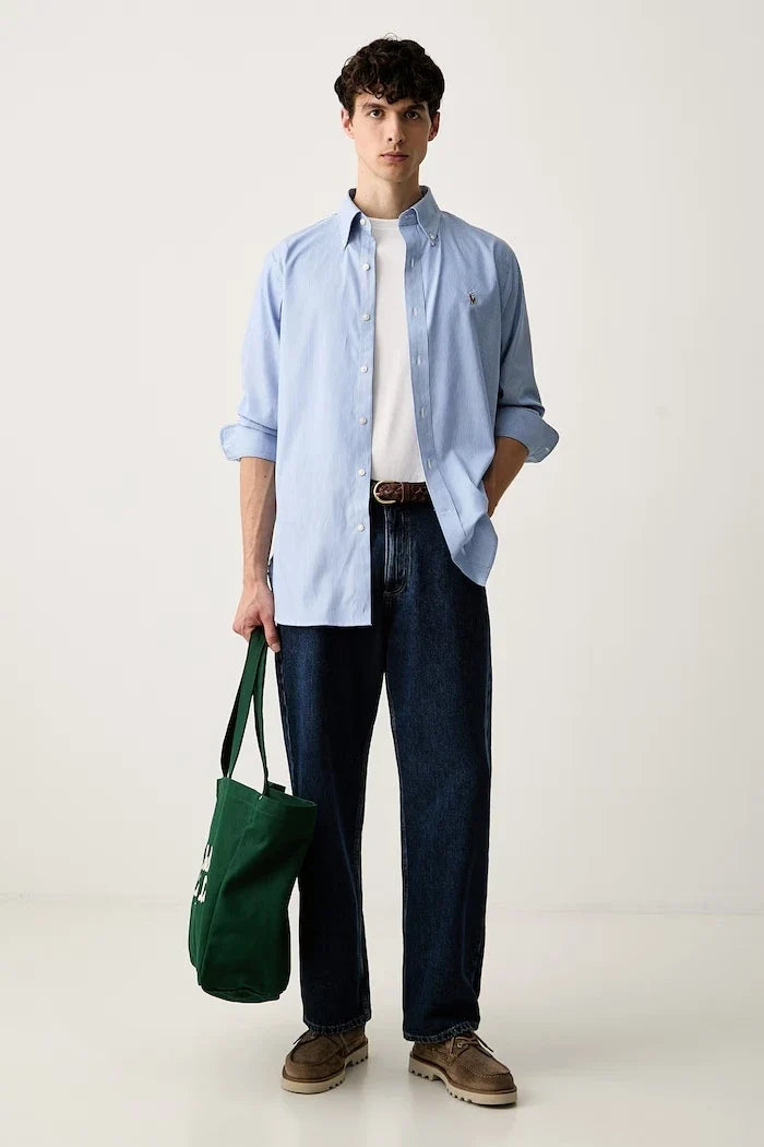 Camisa de hombre de algodón tipo Oxford Polo Ralph Lauren