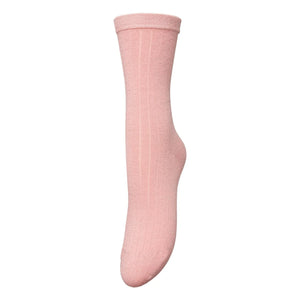 Becksöndergaard - Calcetines acanalados con purpurina | Rosa