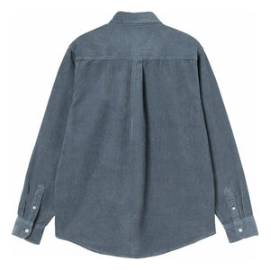 Carhartt WIP - Camisa de Pana de Manga Larga Madison | Azul Hielo
