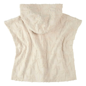 Petit Lem - Poncho de algodón orgánico Palm Beach | Beige