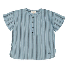 Louis Louise - Kurta Saul Rayada | Azul pálido