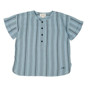 Louis Louise - Kurta Saul Rayada | Azul pálido