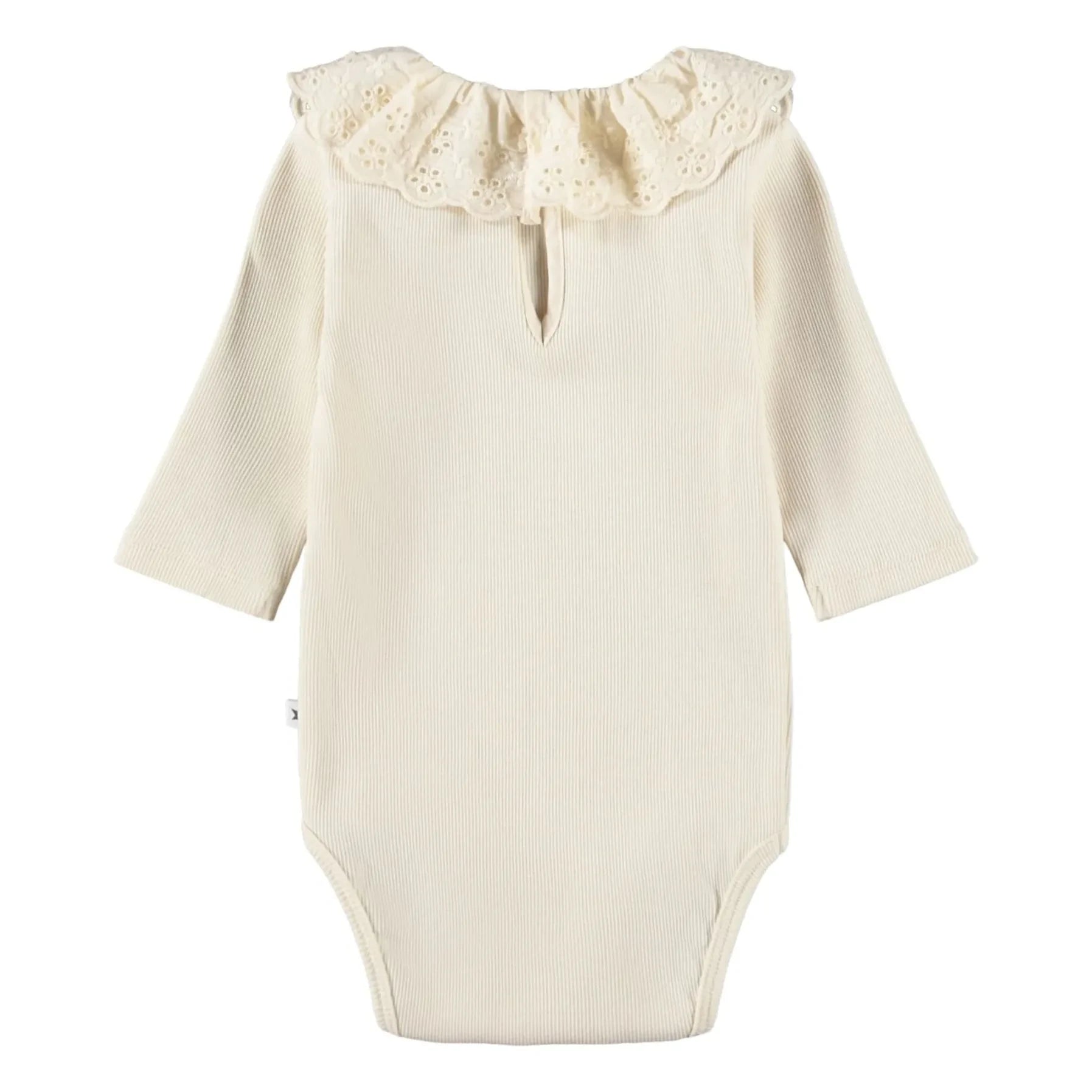 Molo - Faye Pointelle yaka body Organik pamuk | Krem