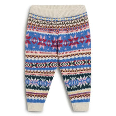 la nueva sociedad - Leggings Caia Jacquard, fabricados con fibras recicladas | Azul