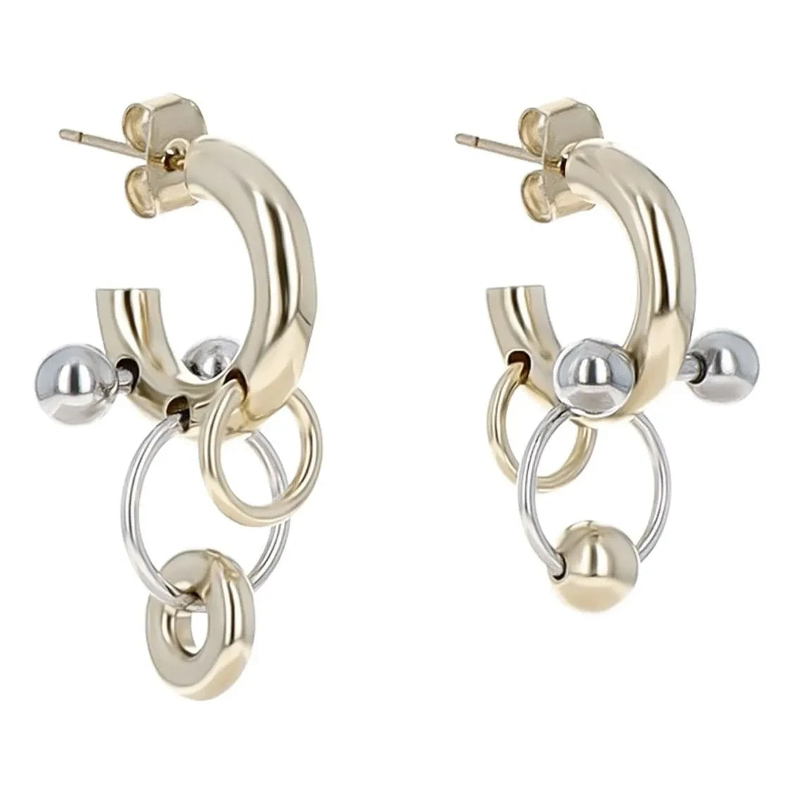 Justine Clenquet - Pendientes Faith | Oro/Plata