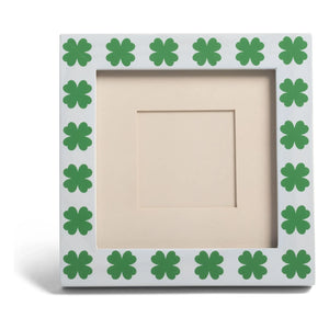&Klevering - Marco de fotos Patch Shamrocks | Verde