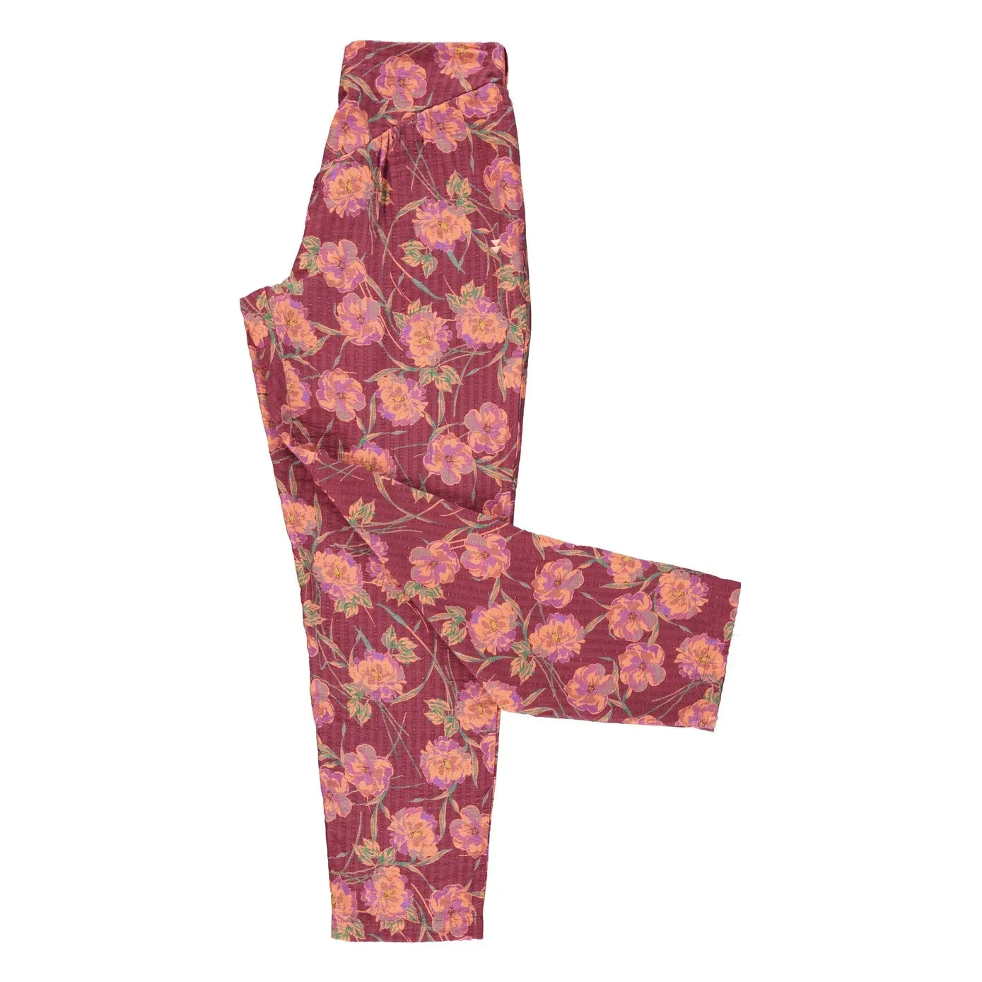 Sisters Department - Çiçek Desenli Pantolon | Bordo