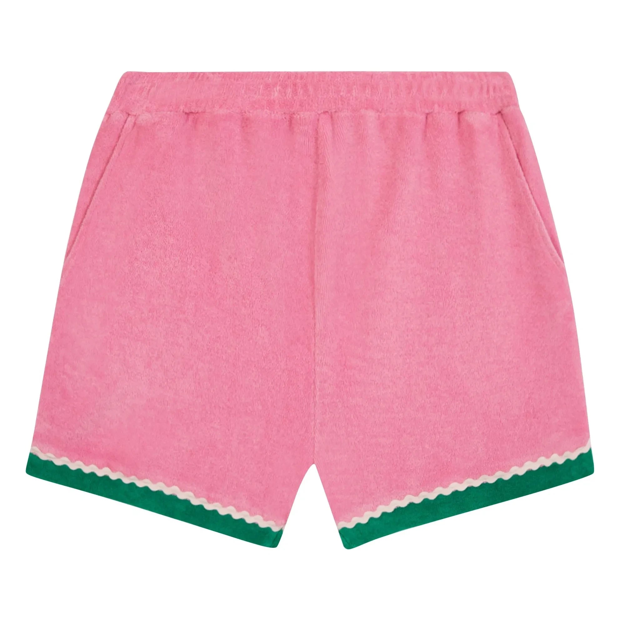 Bonton - Livi Bebek Toalla Shorts | Rosa Caramelo