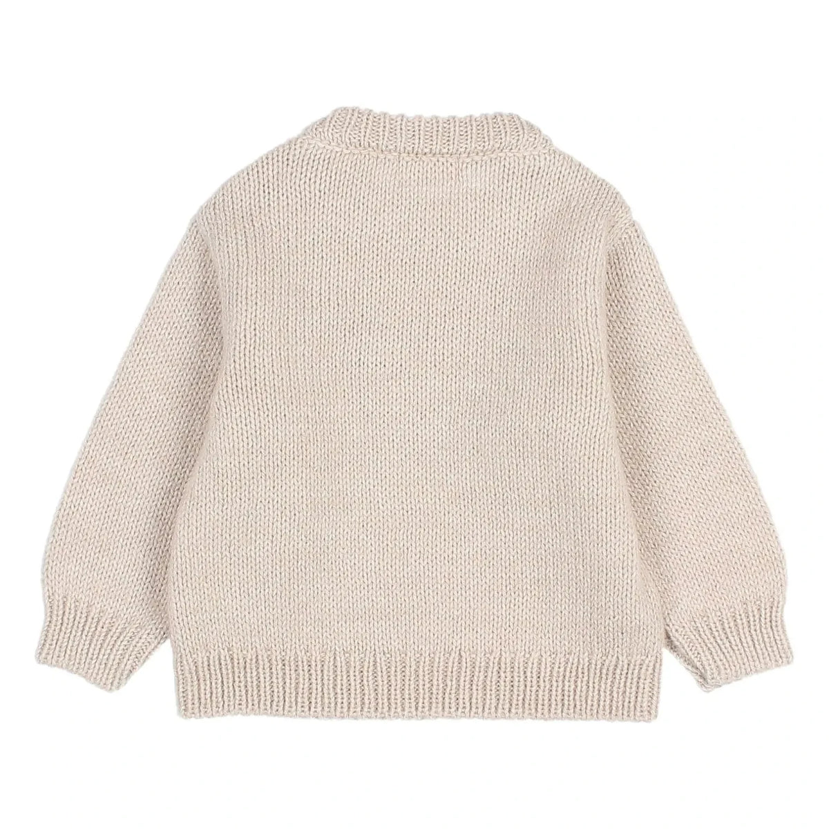 Búho - Jersey de ballena bebé | Beige