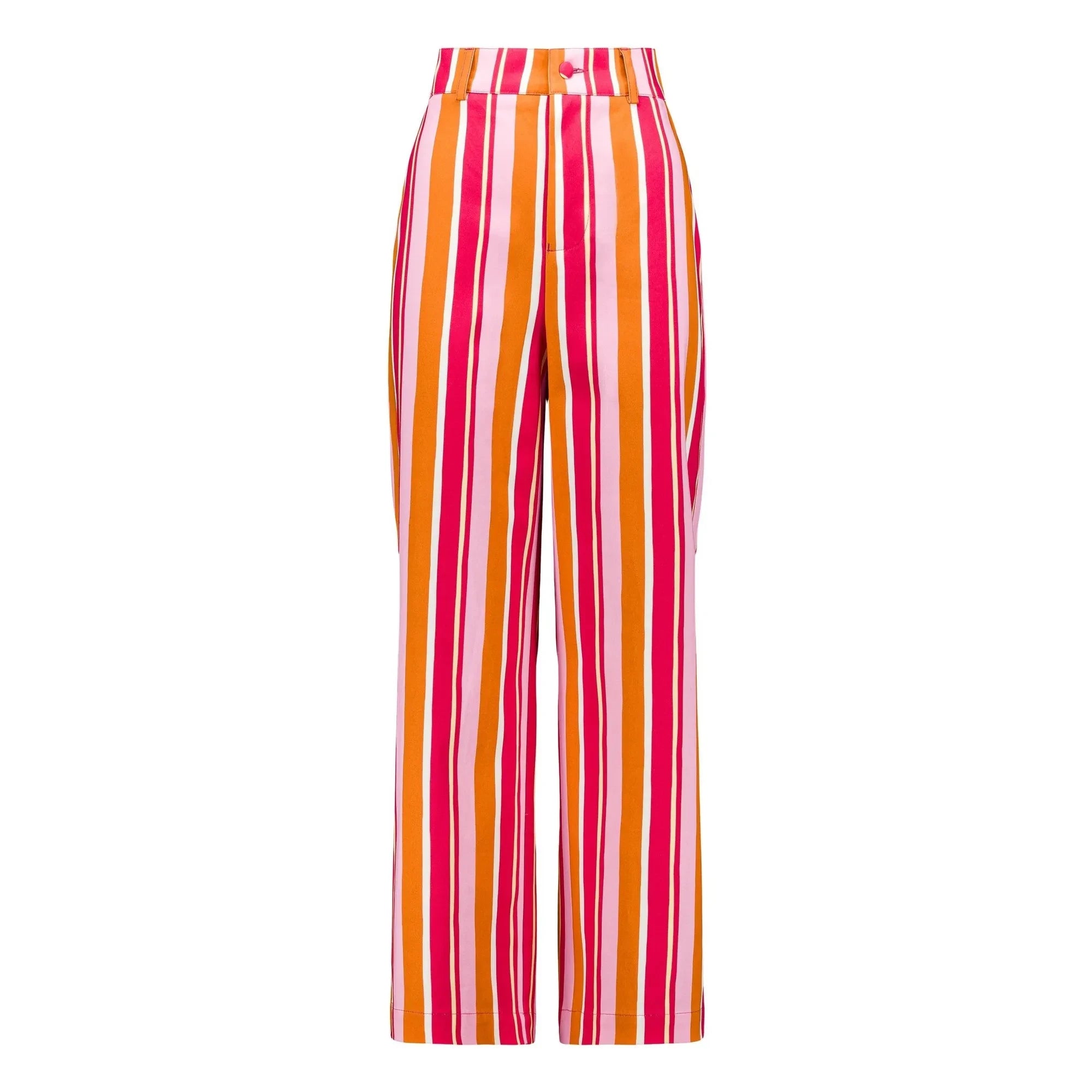 Elise Chalmin - Georgia Pantalones de Algodón | Rojo