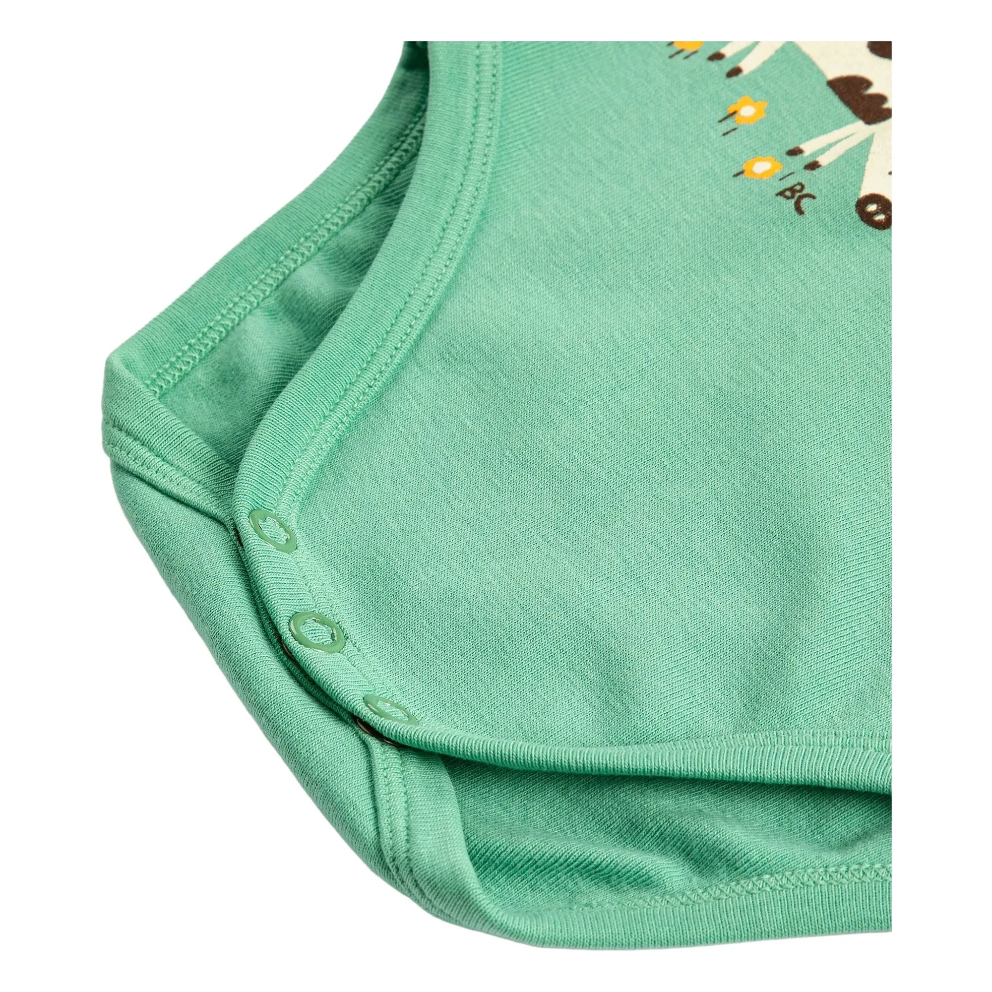 Bobo Choses - Body orgánico de algodón Cow | Verde