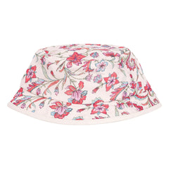 Louise Misha - Gorro de algodón orgánico Lajik Fleuri | Crema