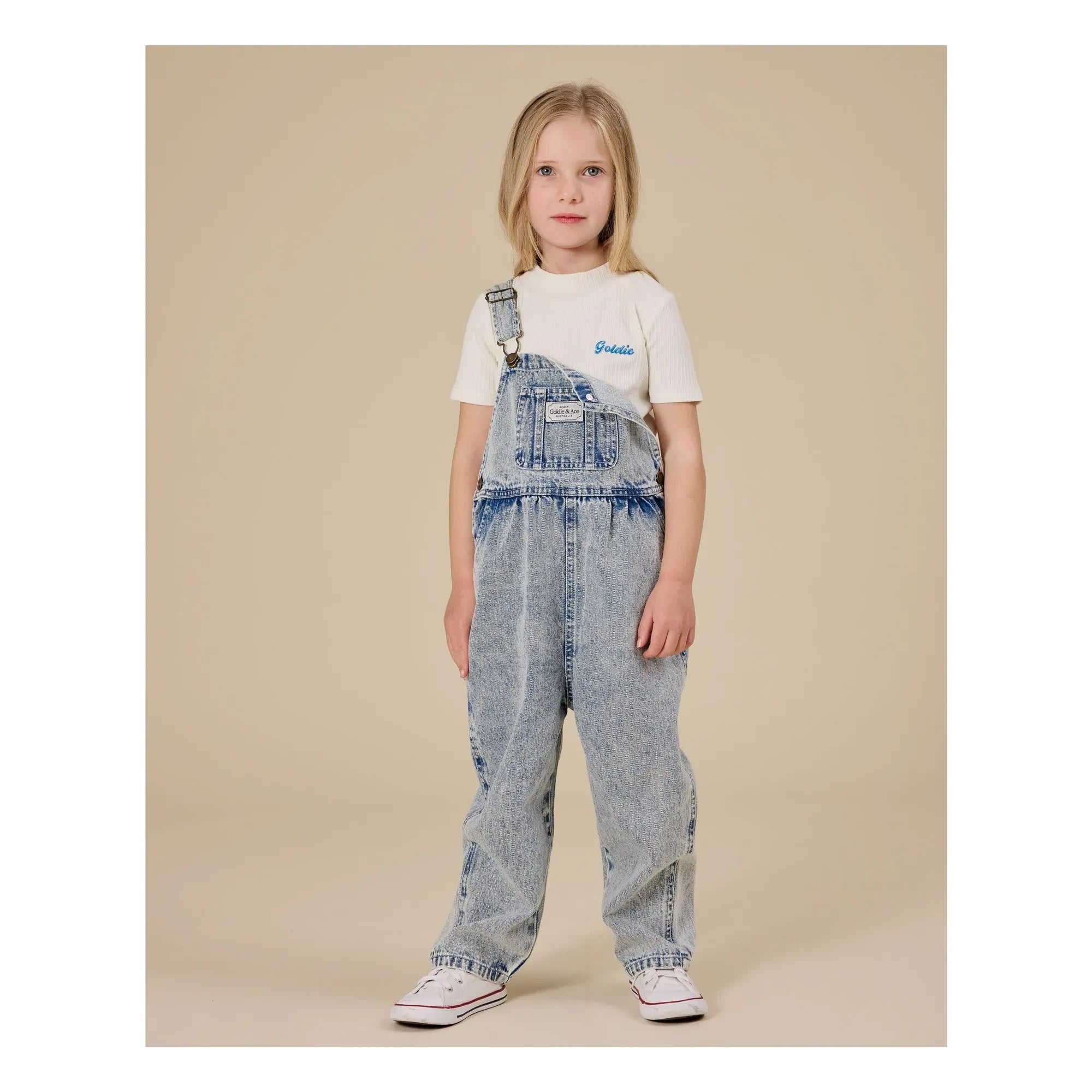 Goldie + Ace - Camiseta de pana Goldie | Blanca