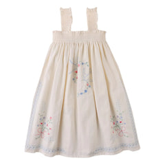Gingersnaps - Vestido bordado Alessia | Crudo