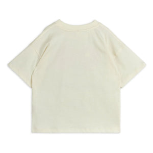 Mini Rodini - Camiseta Ping Pong de algodón orgánico | Blanco