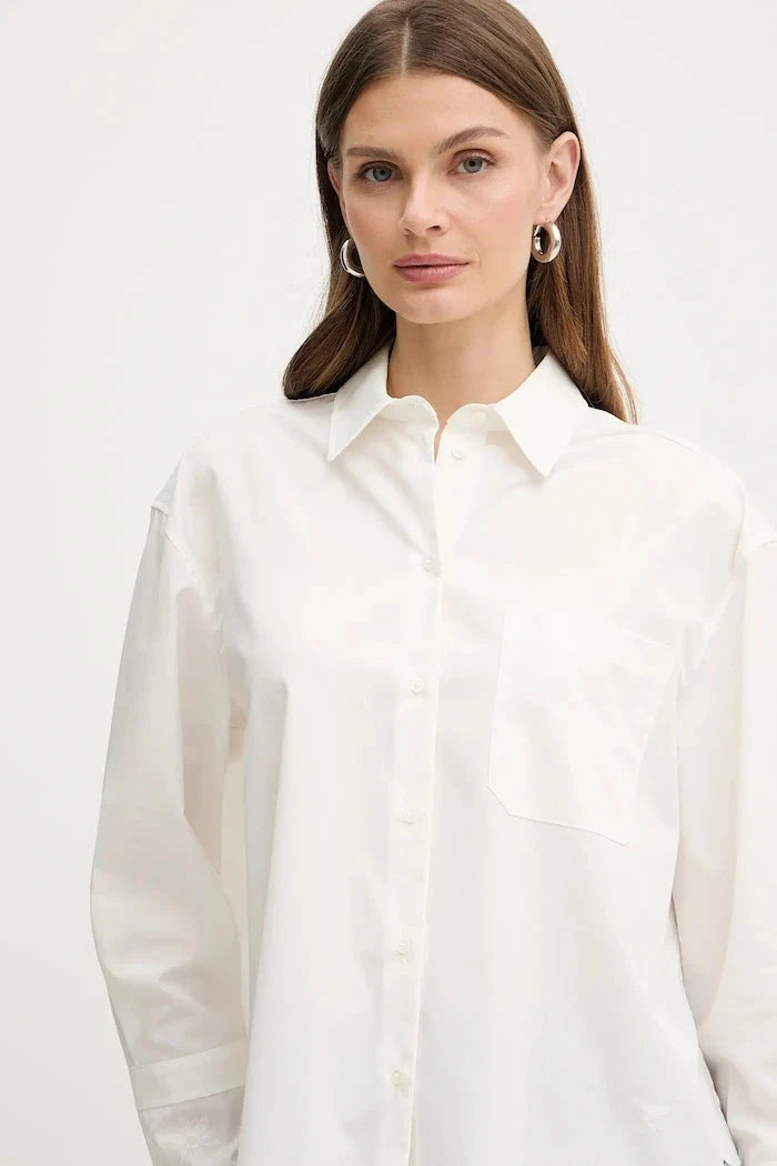 Weekend Max Mara NEUTRO Camisa de Algodón