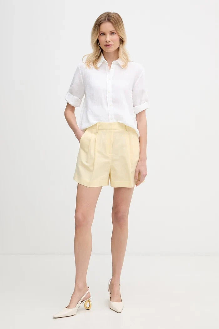 MICHAEL Michael Kors Shorts de mujer de lino